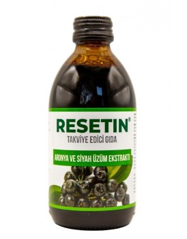 RESETİN ARONYA VE SİYAH ÜZÜMEKSTRAKTI