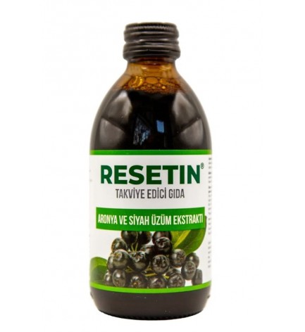 RESETİN ARONYA VE SİYAH ÜZÜMEKSTRAKTI